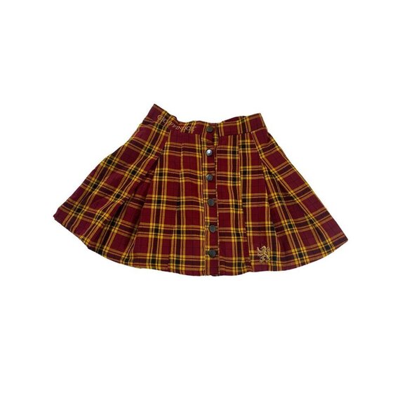 Harry Potter Gryffindor Women's Multi Plaid School Wizard Skirt - XS - Picture 2 of 12